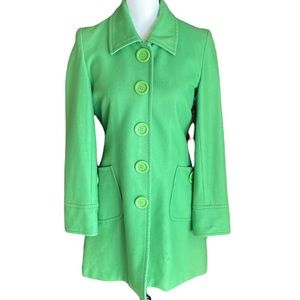 Tulle Wool Blend Coat S